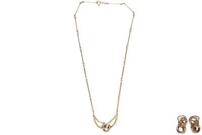 Collana e orecchini con diamanti - Asta Preziosi Collana e orecchini con diamanti - Asta Preziosi