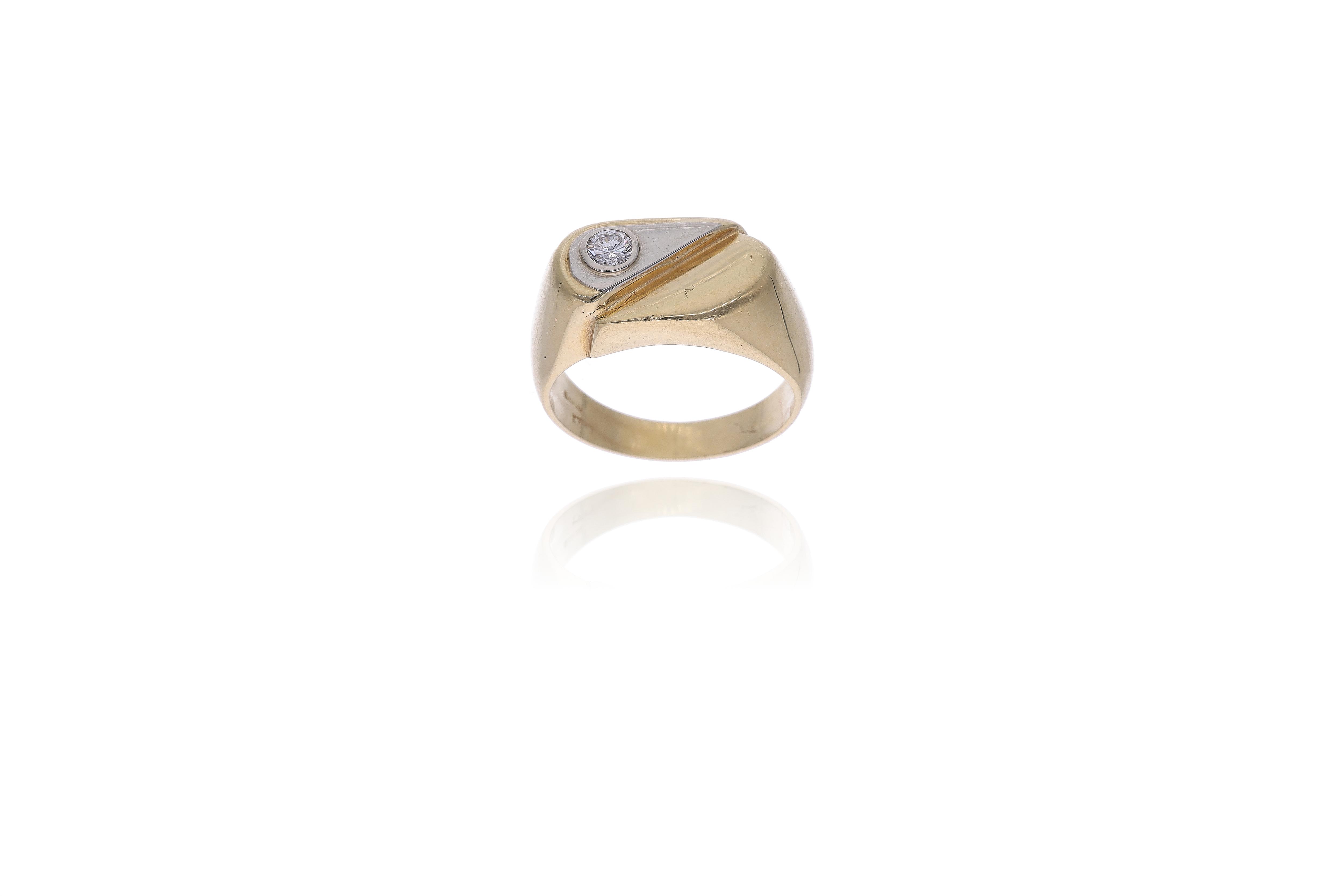 Anello con diamante - Asta Preziosi