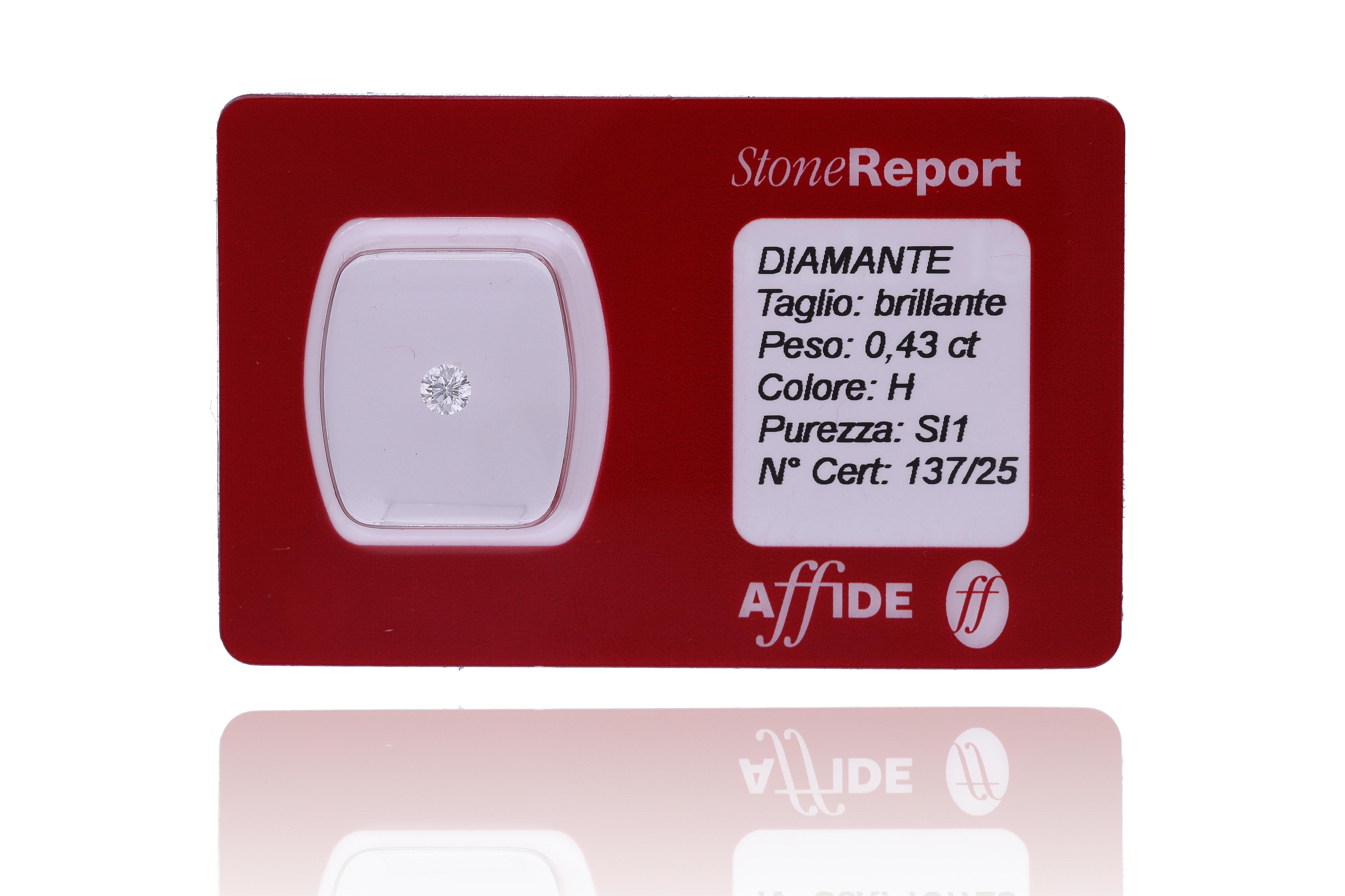 Diamante ct 0,43 - Asta Preziosi