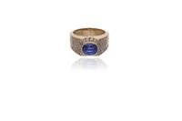 Anello con zaffiro e diamanti - Asta Preziosi Anello con zaffiro e diamanti - Asta Preziosi