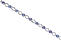 Bracciale con zaffiri e diamanti - Asta Preziosi