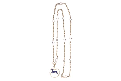 Collana con ciondolo con smalti - Asta Preziosi Collana con ciondolo con smalti - Asta Preziosi