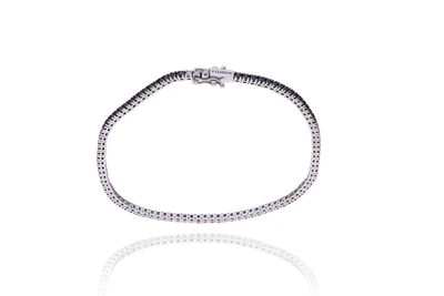 Nardelli, bracciale con diamanti, diamanti neri e pietre - Asta Preziosi Nardelli, bracciale con diamanti, diamanti neri e pietre - Asta Preziosi