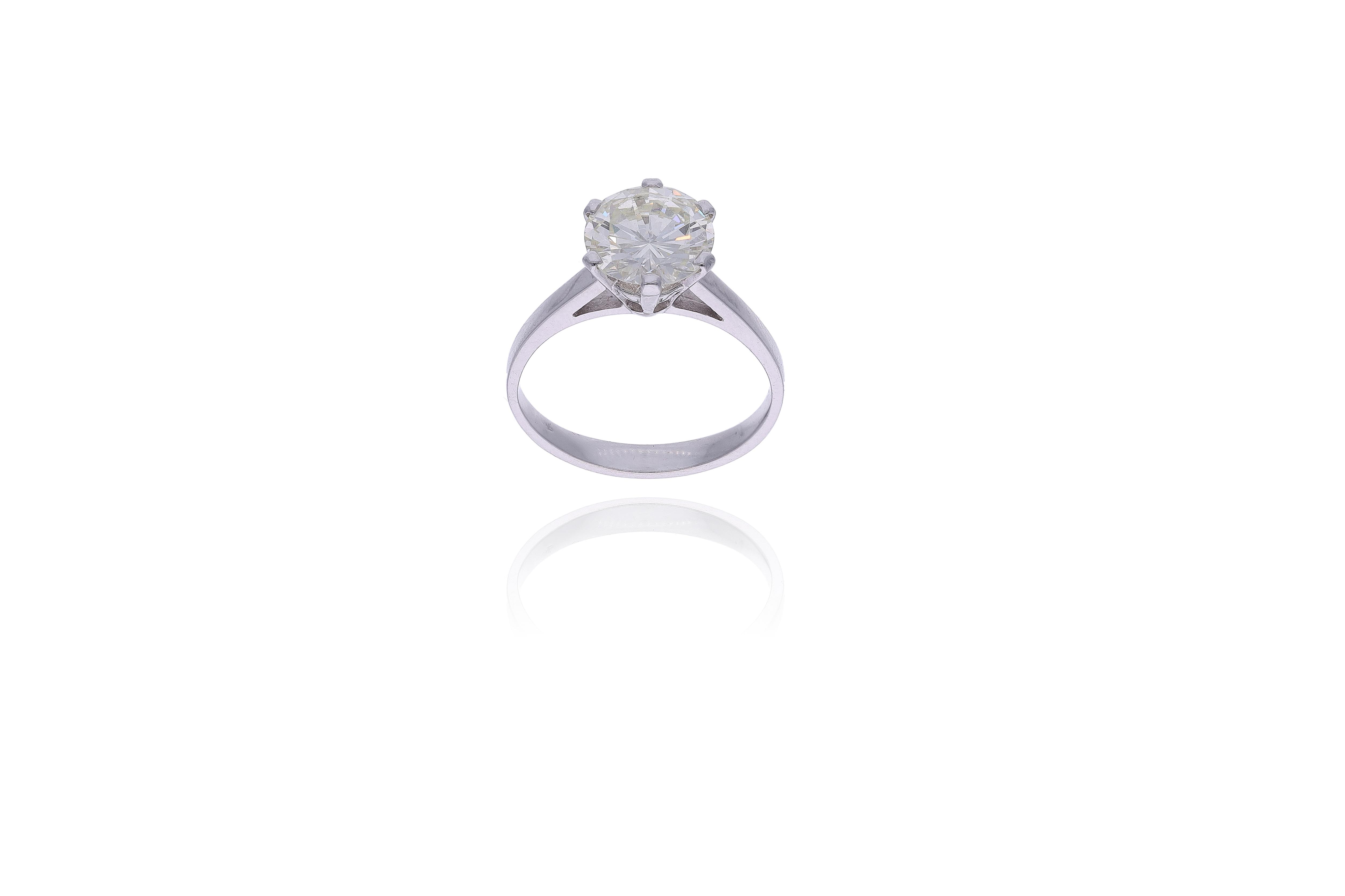 Anello con diamante - Asta Preziosi