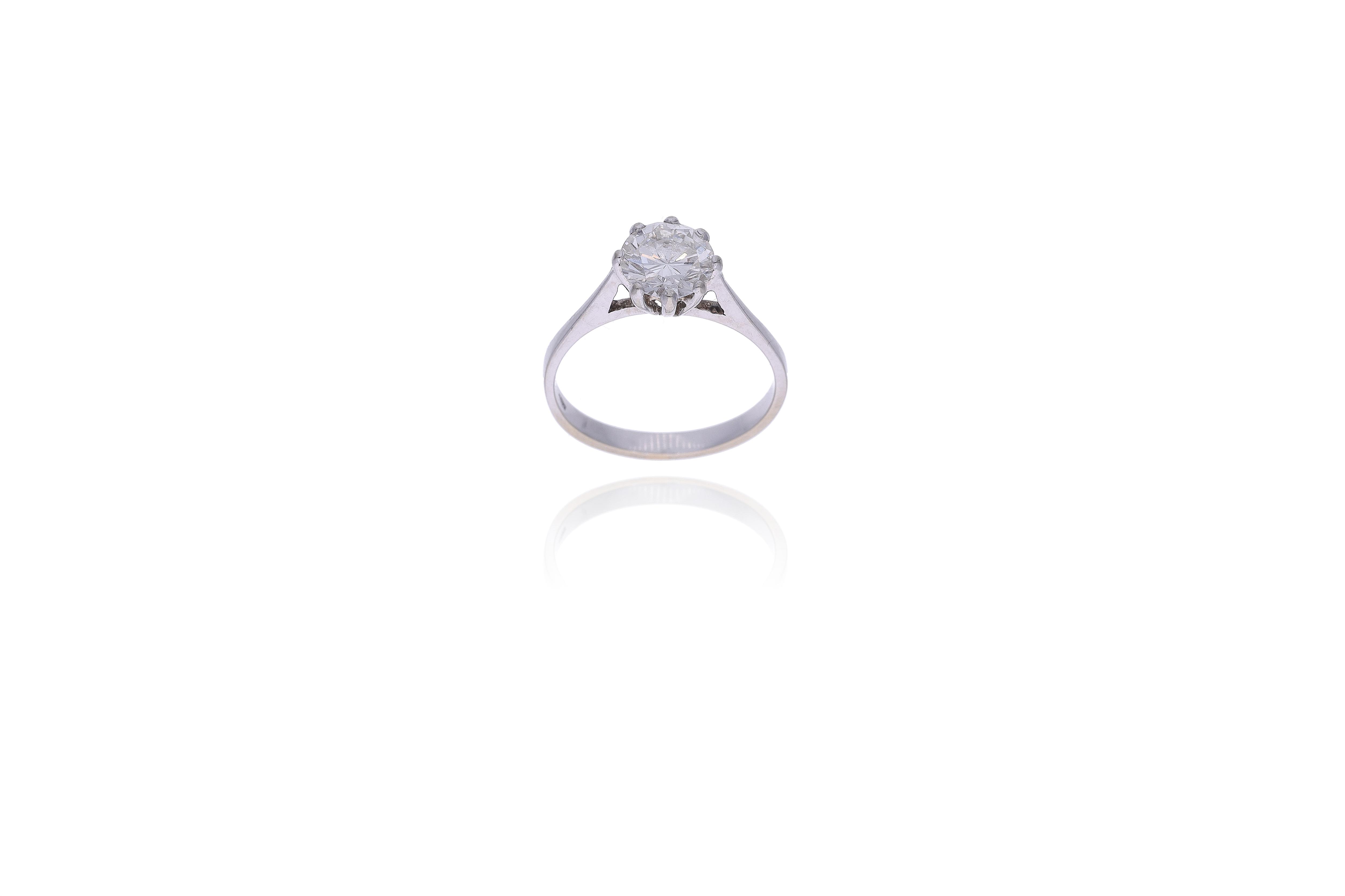 Anello con diamante - Asta Preziosi