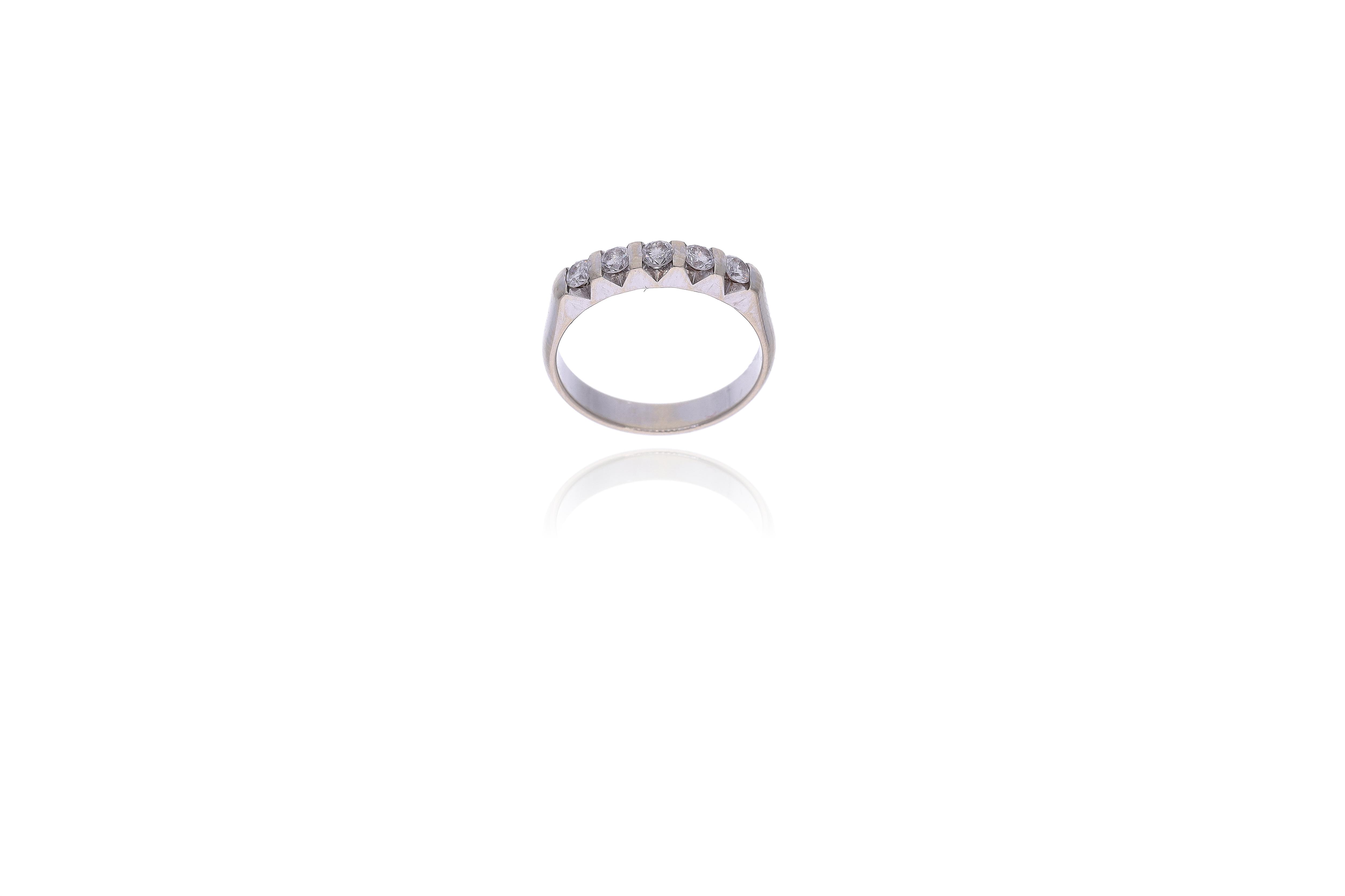 Anello con diamanti - Asta Preziosi