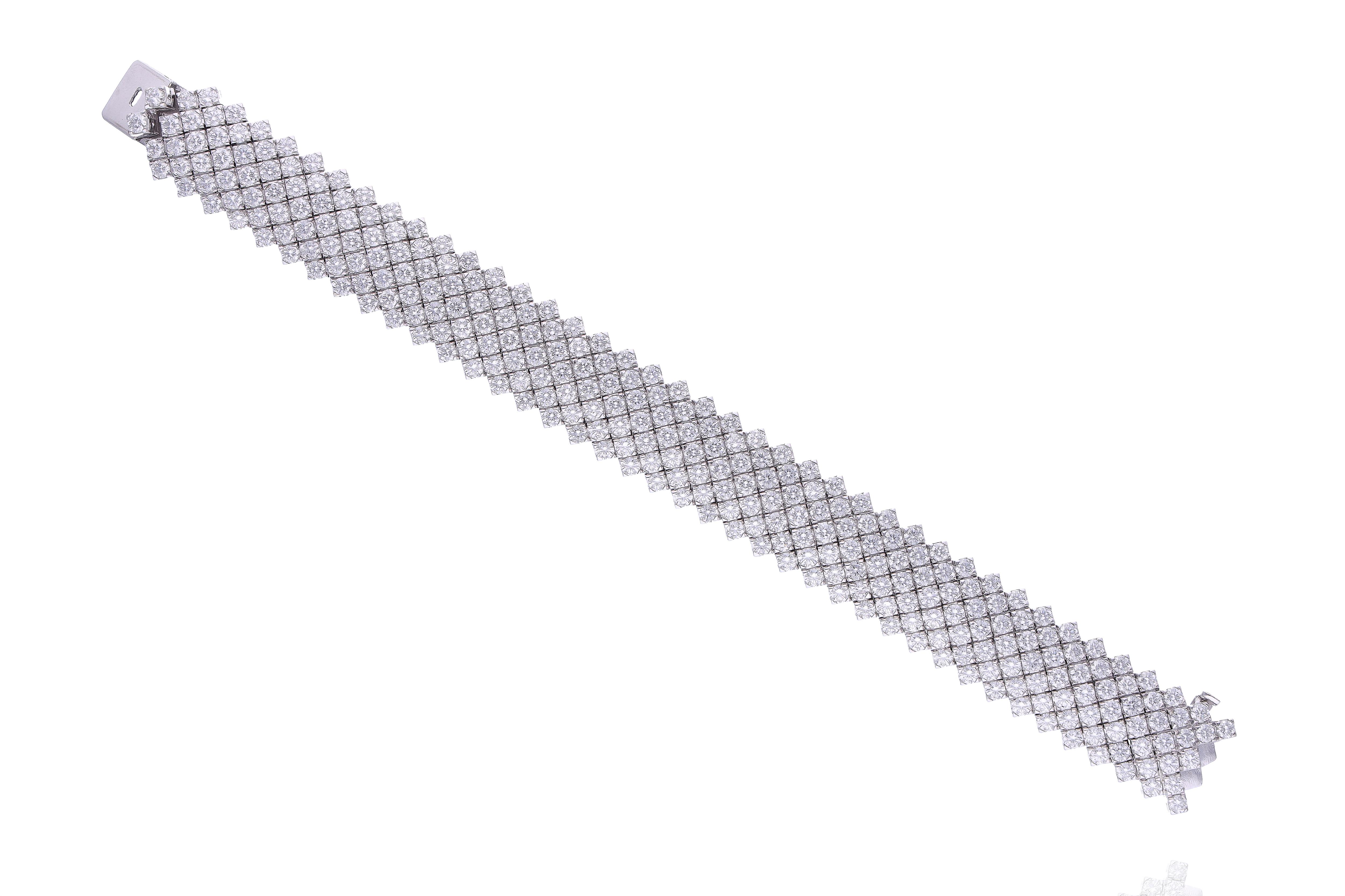 Bracciale con diamanti - Asta Preziosi