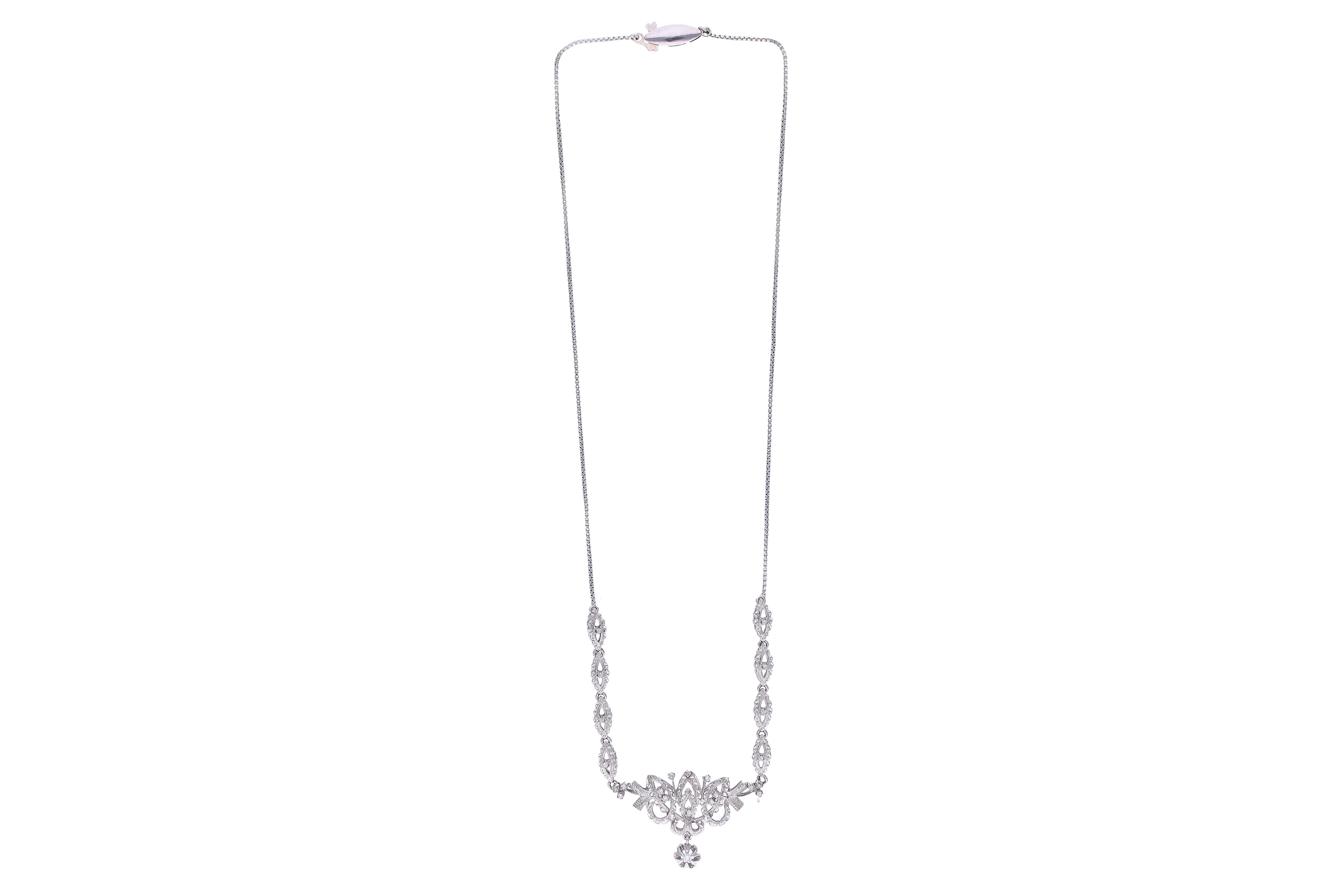 Collana con diamanti - Asta Preziosi