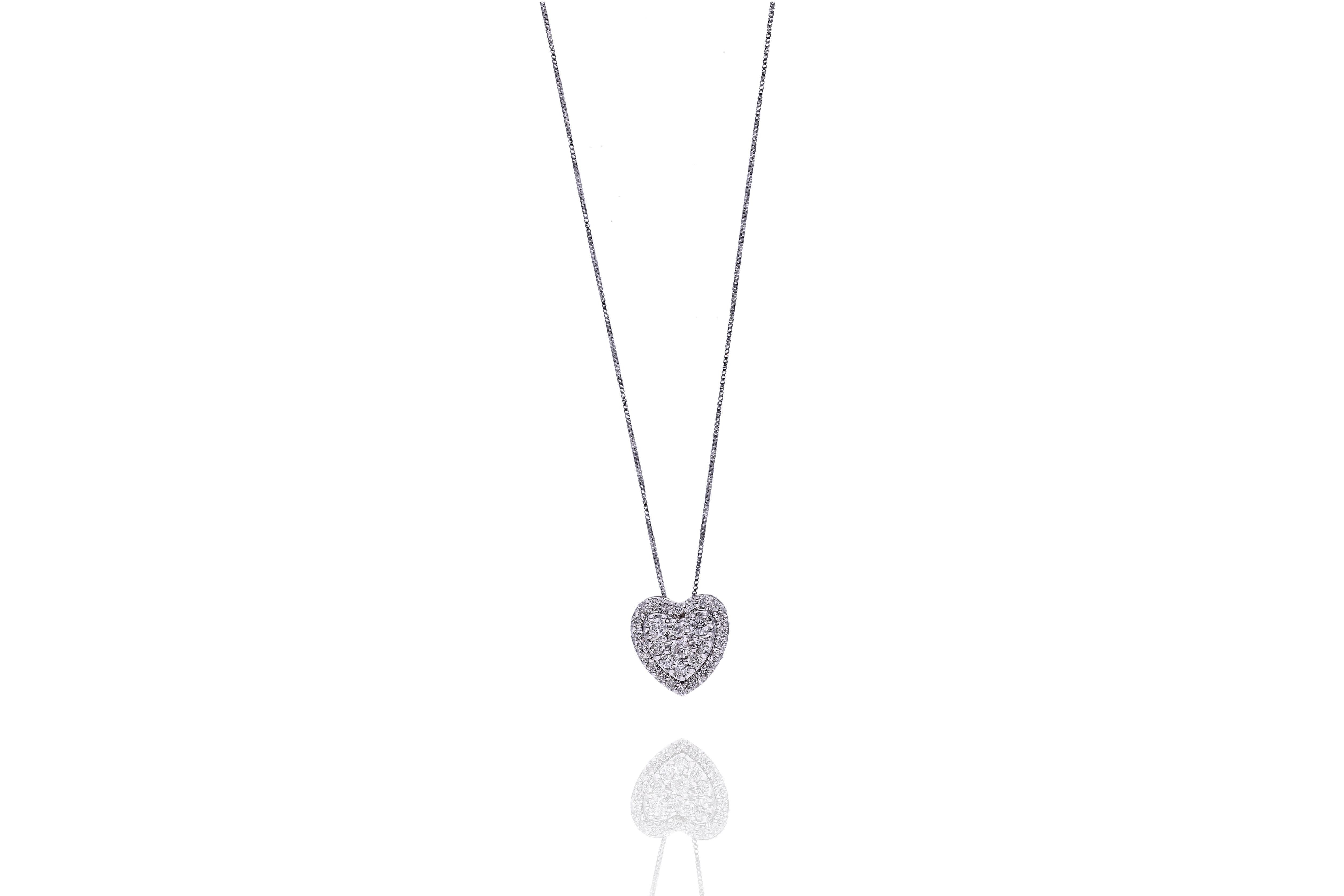 Collana con pendente con diamanti - Asta Preziosi