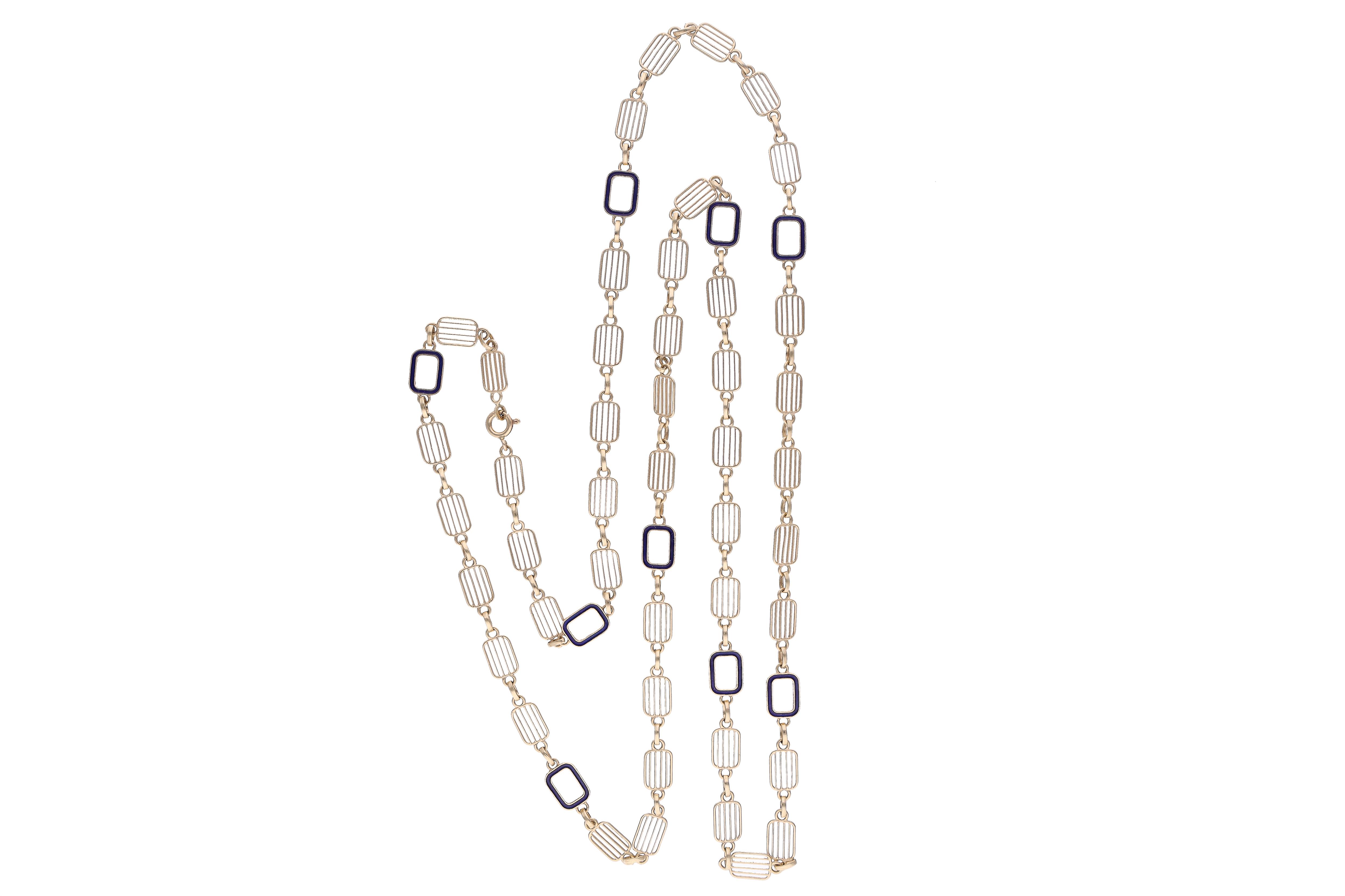Collana con smalti - Asta Preziosi