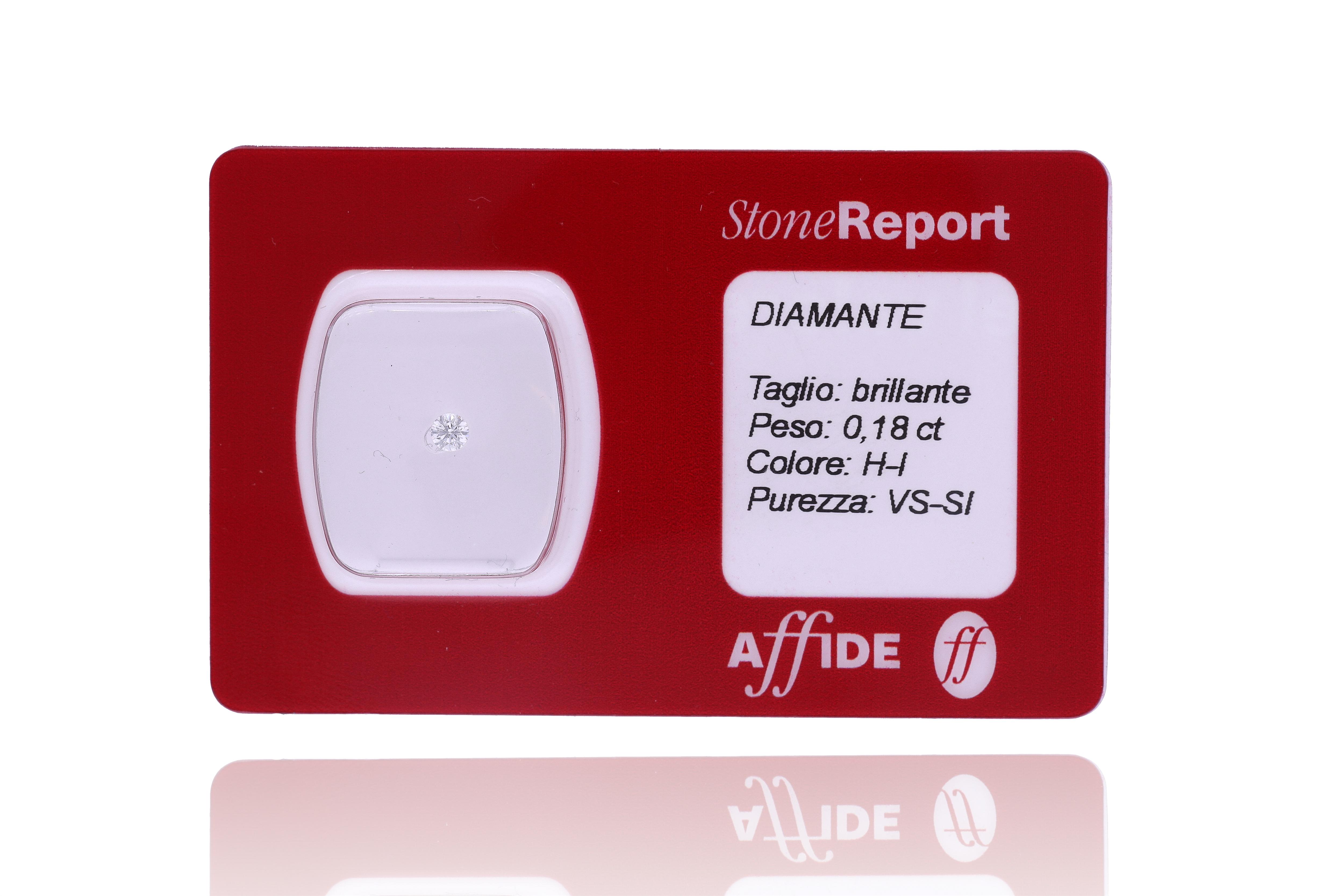 Diamante, ct 0,18 - Asta Preziosi