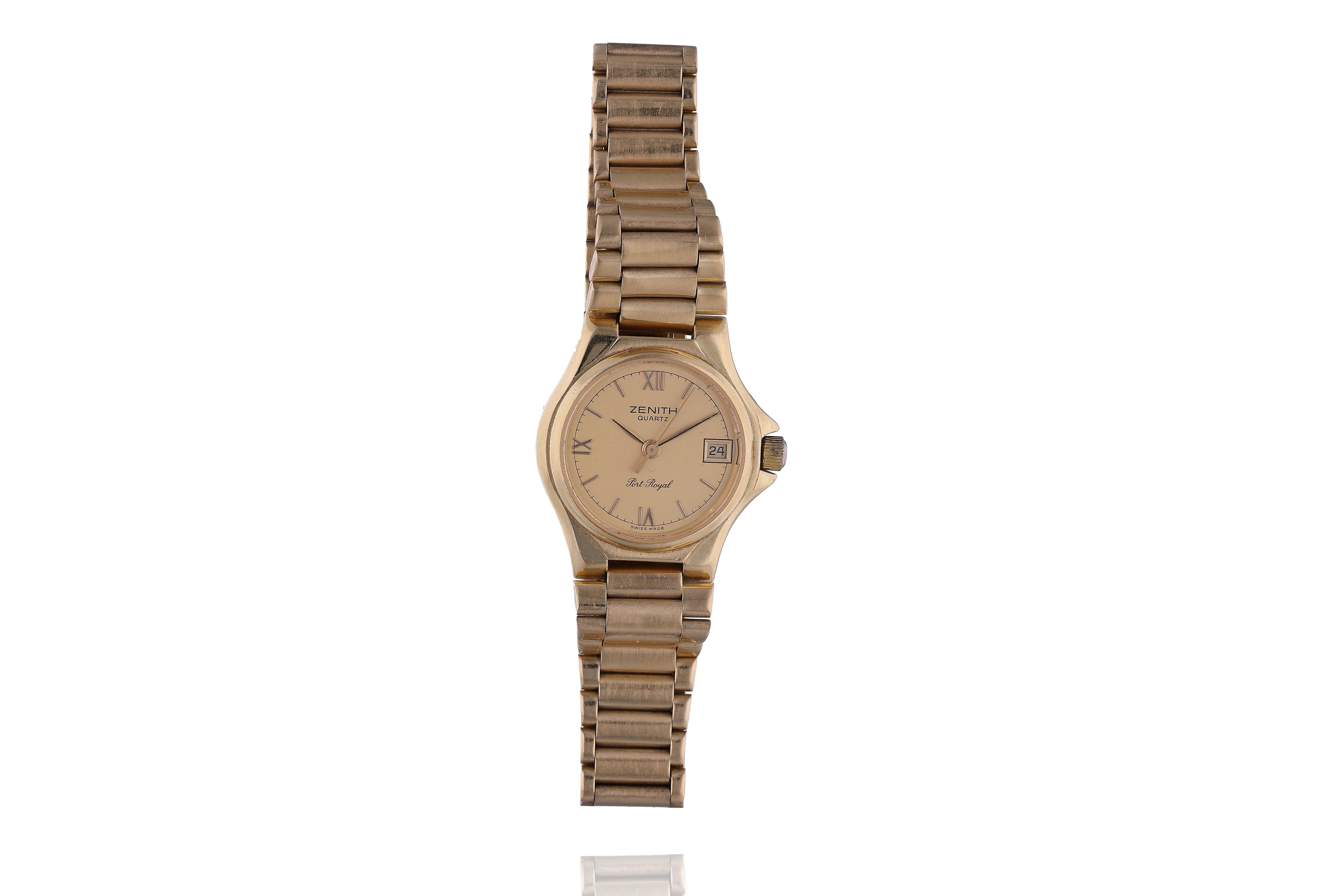 Zenith Port Royal, orologio in oro - Asta Preziosi
