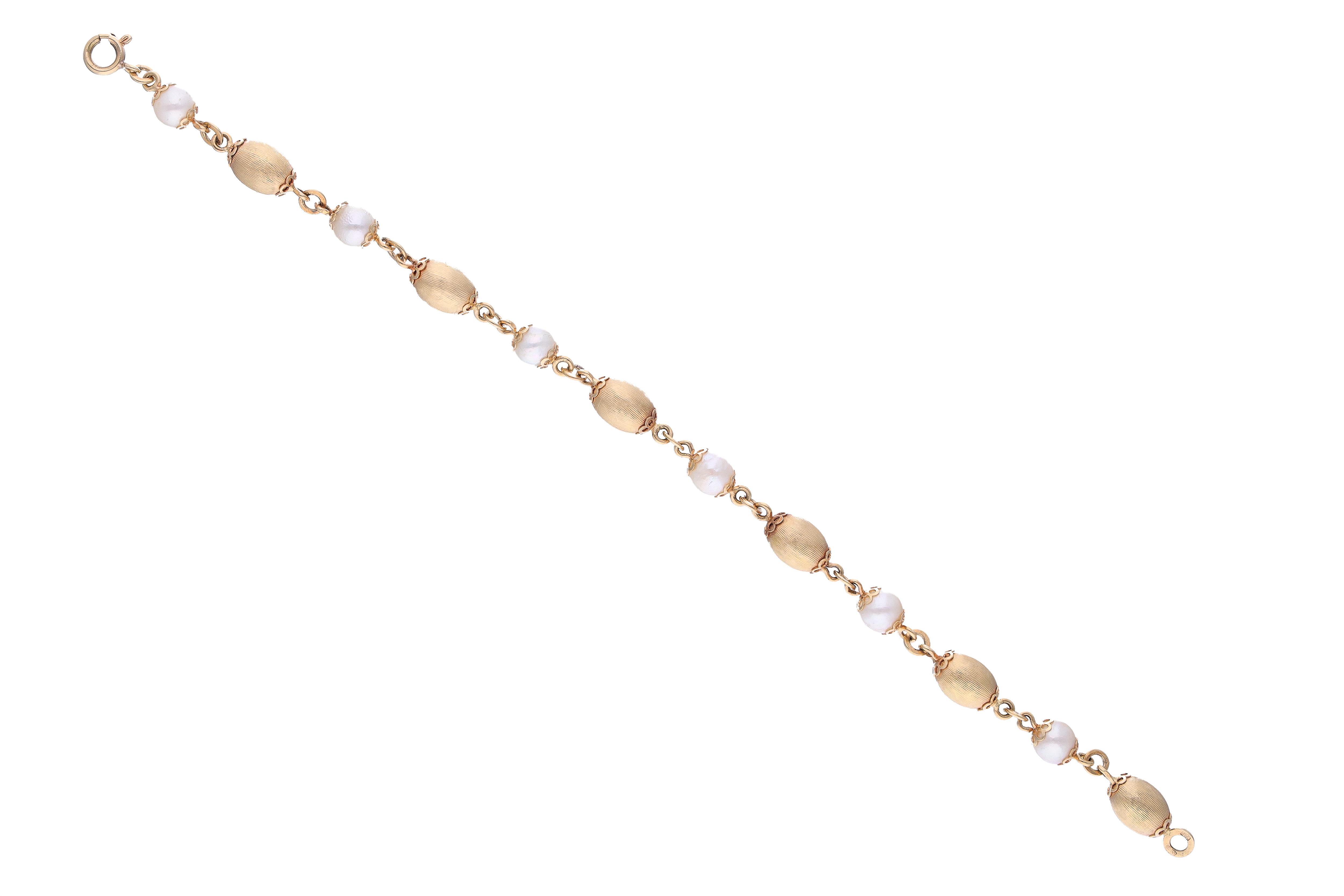 Bracciale con perle coltivate - Asta Preziosi