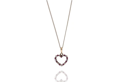 Collana con ciondolo con diamanti, rubini e pietre - Asta Preziosi Collana con ciondolo con diamanti, rubini e pietre - Asta Preziosi