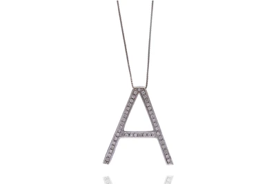 Collana con pendente con diamanti - Asta Preziosi Collana con pendente con diamanti - Asta Preziosi