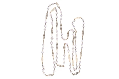 Collana con perle coltivate - Asta Preziosi Collana con perle coltivate - Asta Preziosi