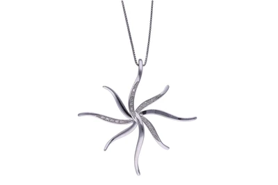 Comete gioielli, collana con ciondolo con diamanti - Asta Preziosi