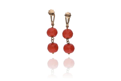 Orecchini con corallo - Asta Preziosi Orecchini con corallo - Asta Preziosi