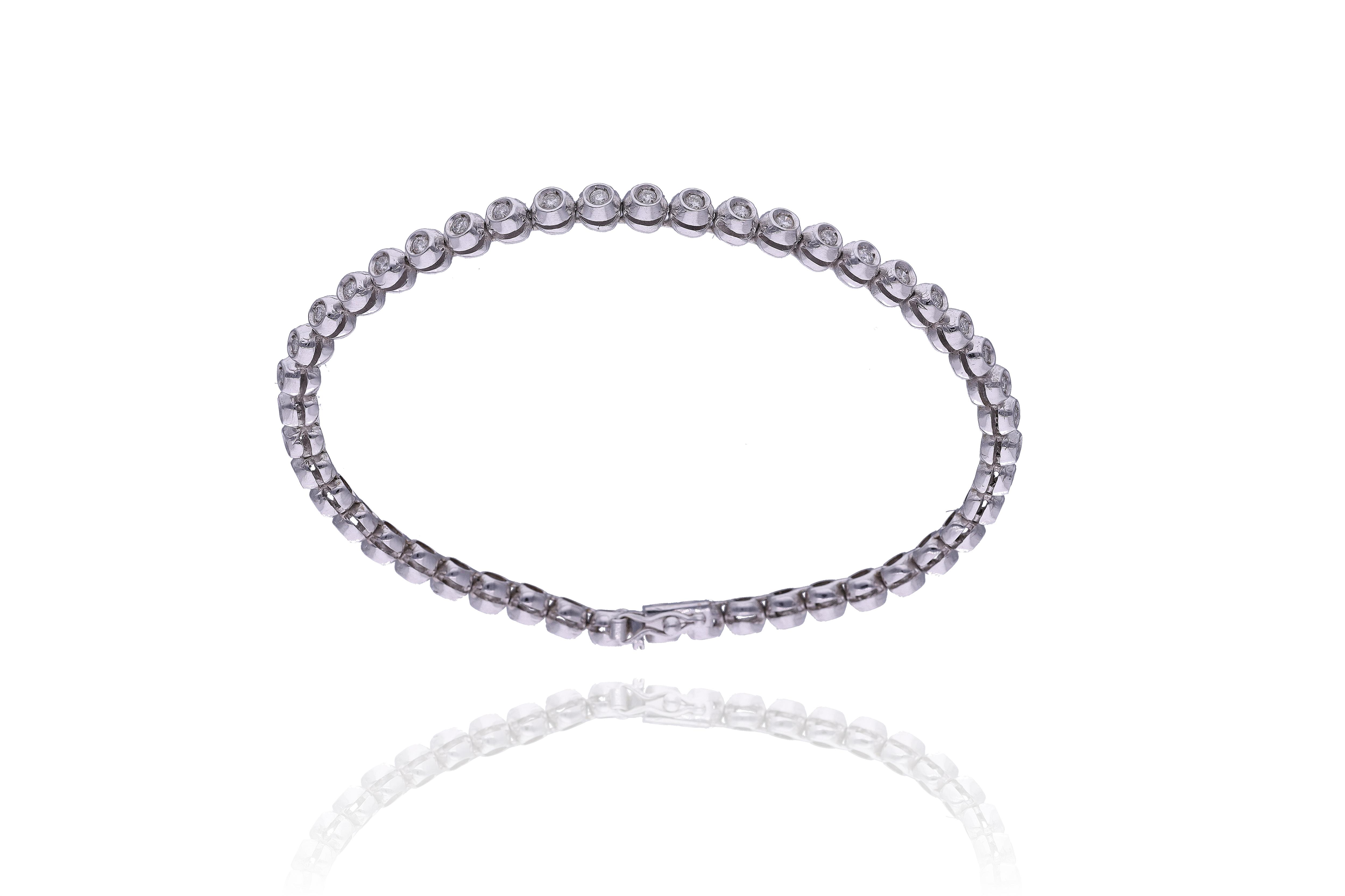 Bracciale con diamanti - Asta Preziosi