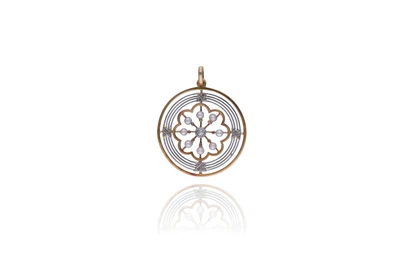 Ciondolo con diamanti e perle coltivate - Asta Preziosi Ciondolo con diamanti e perle coltivate - Asta Preziosi