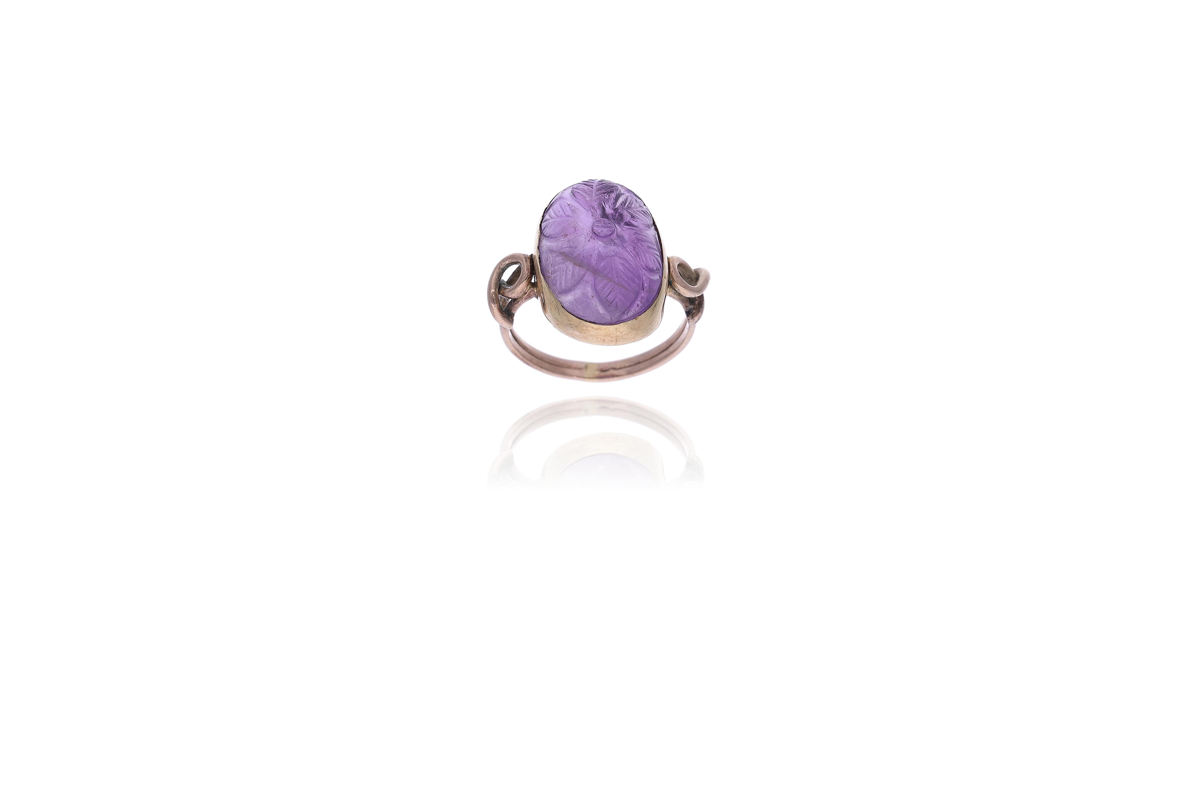 Anello con ametista - Asta Preziosi