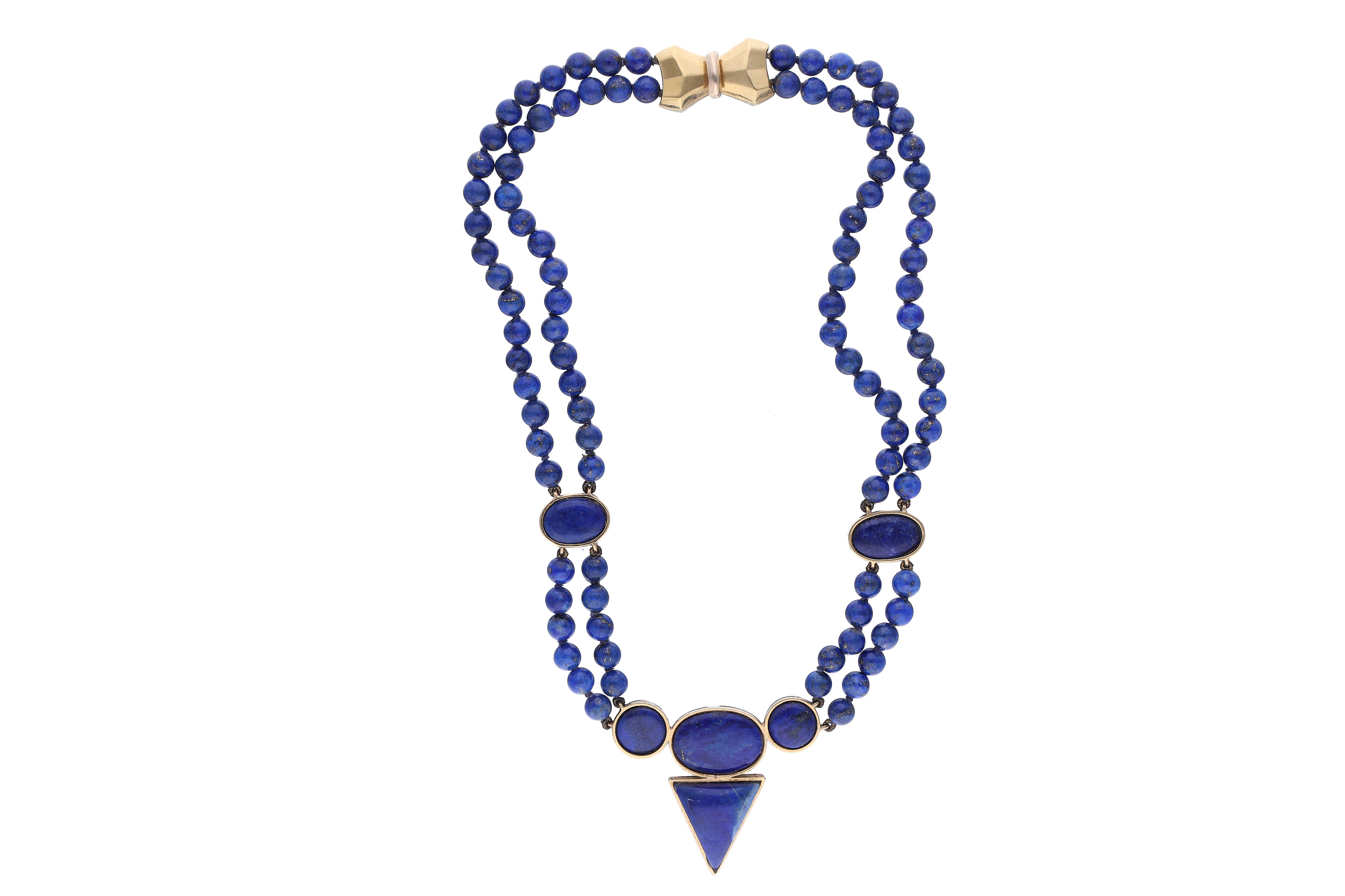 Collana con lapislazzuli - Asta Preziosi