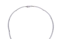 Collana con diamanti e perle coltivate - Asta Preziosi Collana con diamanti e perle coltivate - Asta Preziosi
