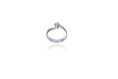Anello con diamante - Asta Preziosi