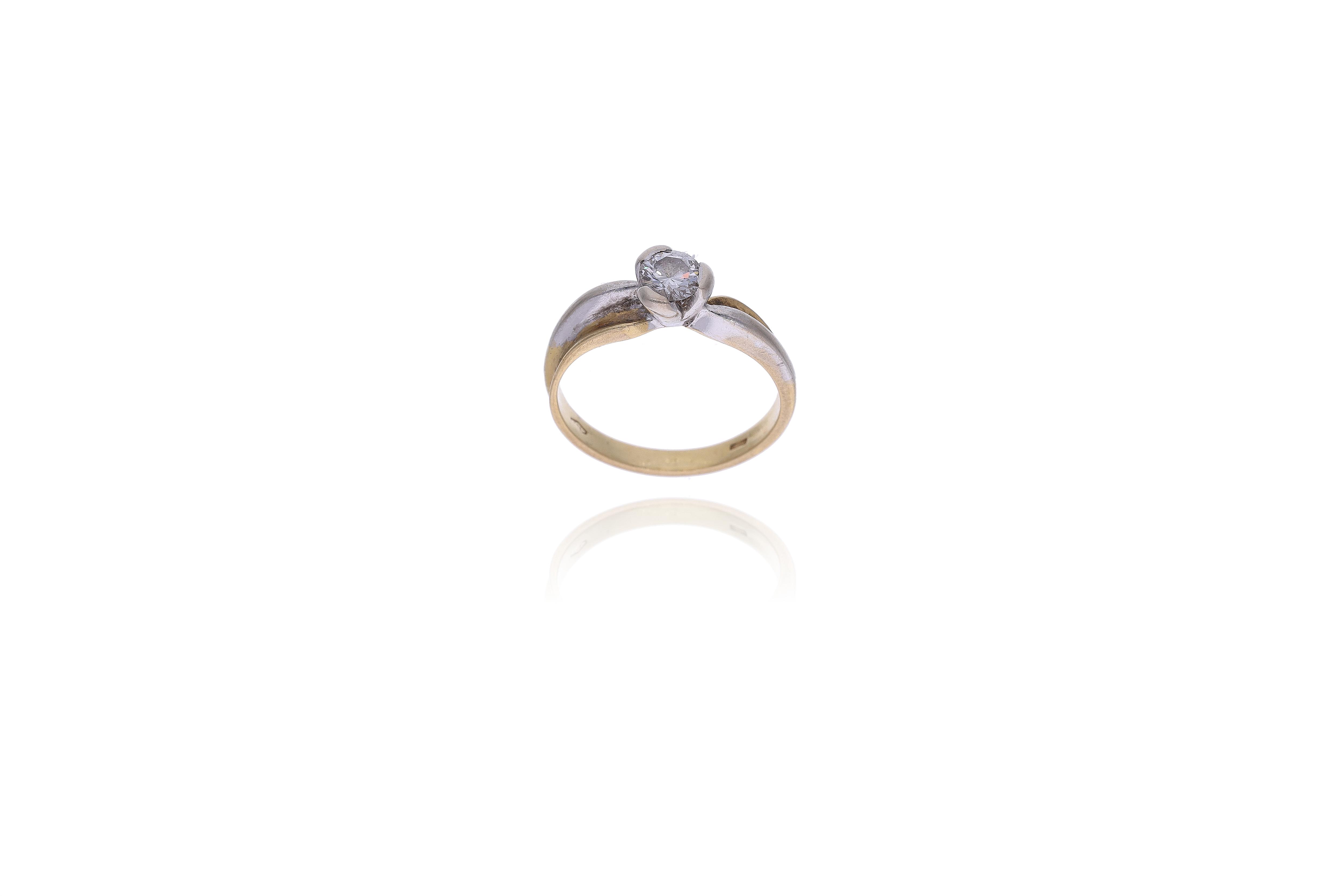 Anello con diamante - Asta Preziosi