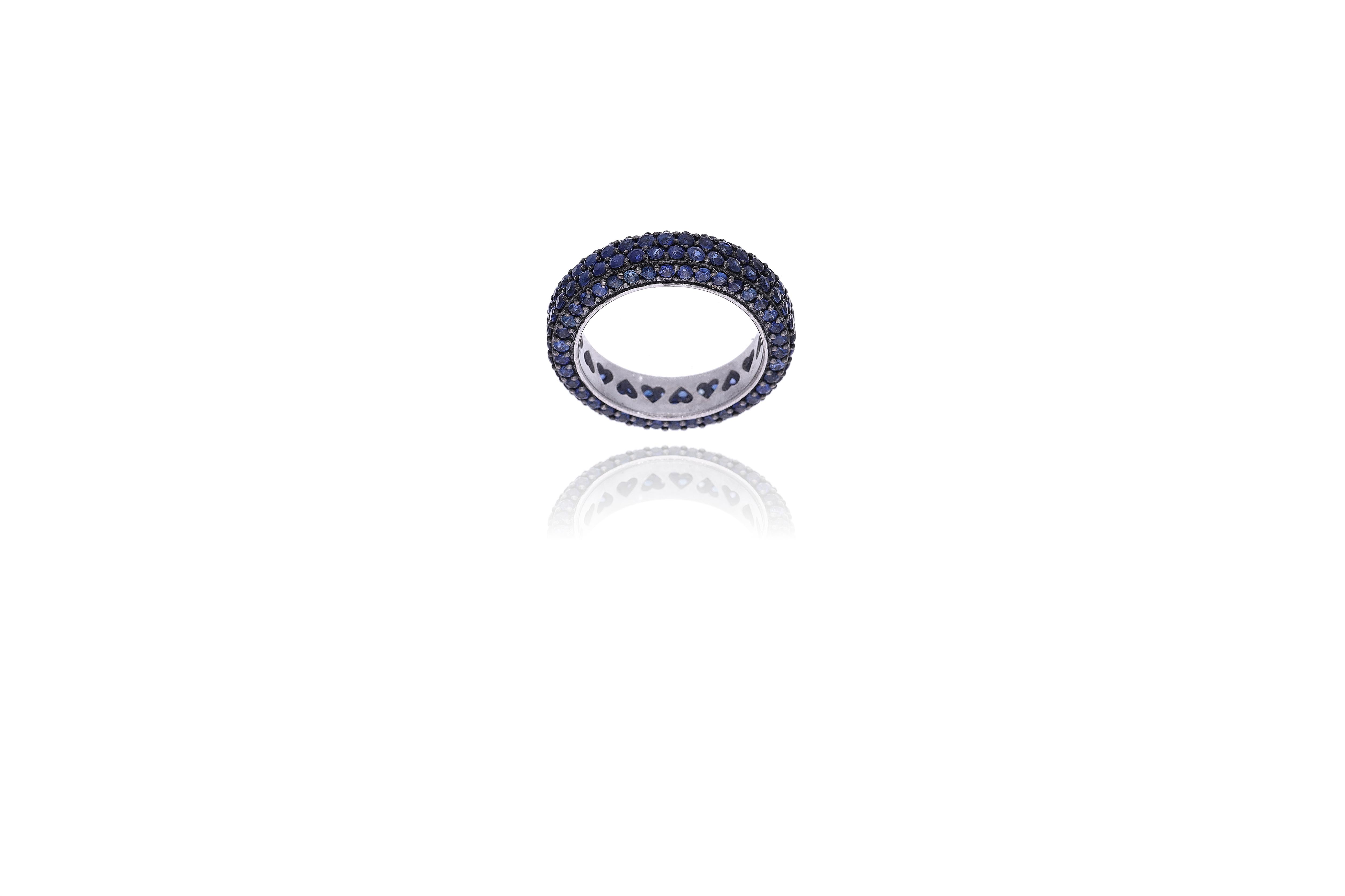 Anello con zaffiri e pietre - Asta Preziosi