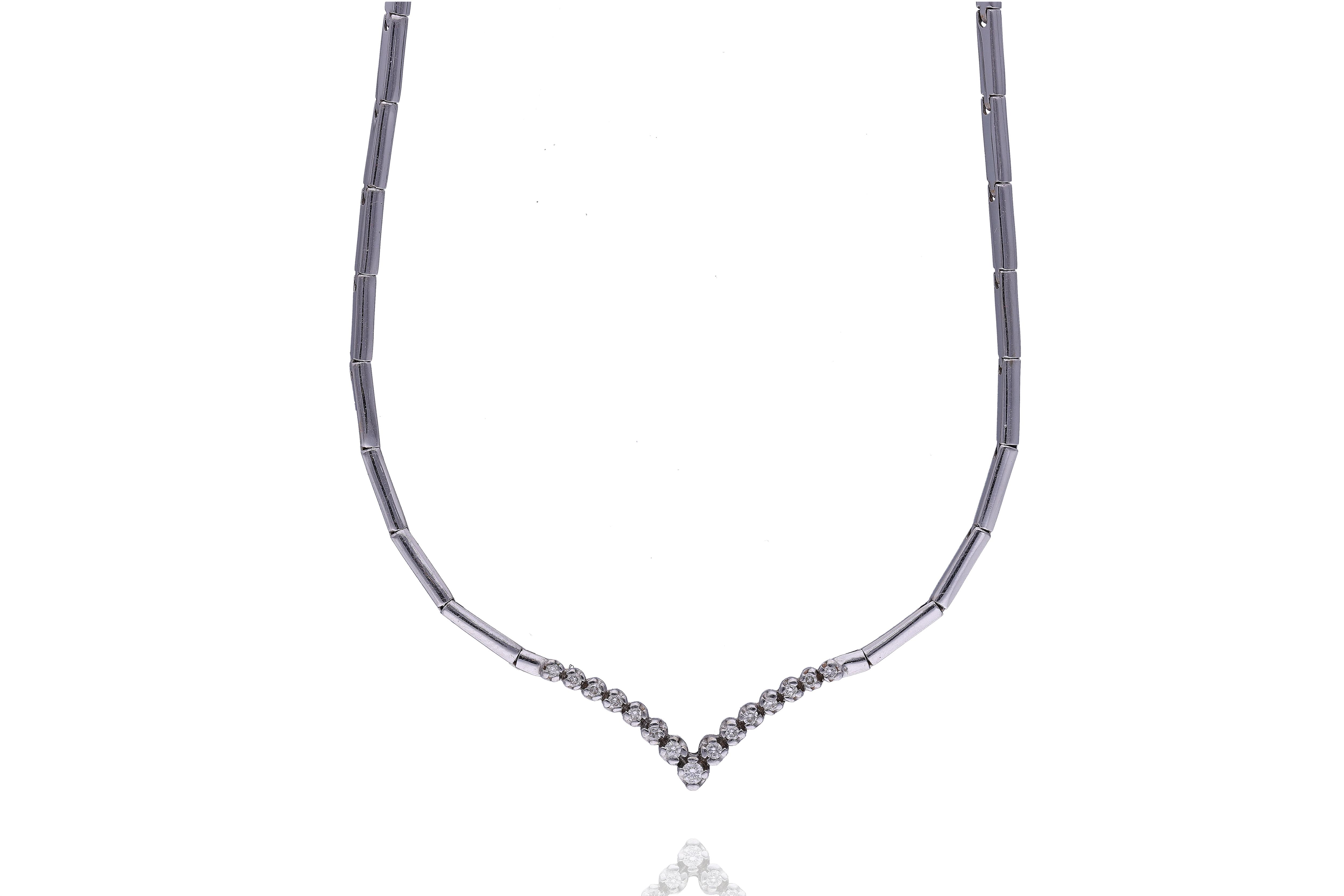 Collana con diamanti - Asta Preziosi