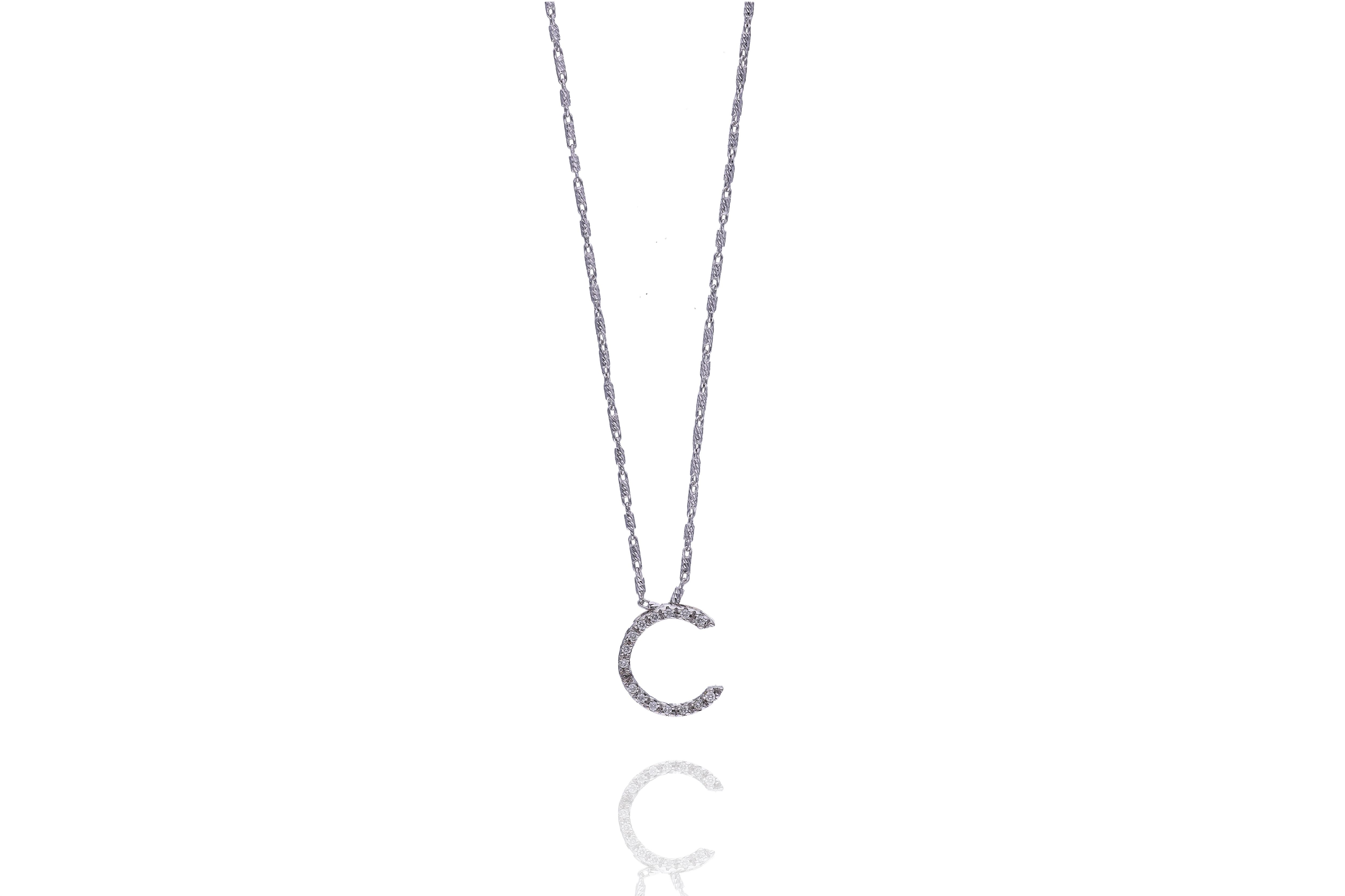 Collana con pendente con diamanti - Asta Preziosi