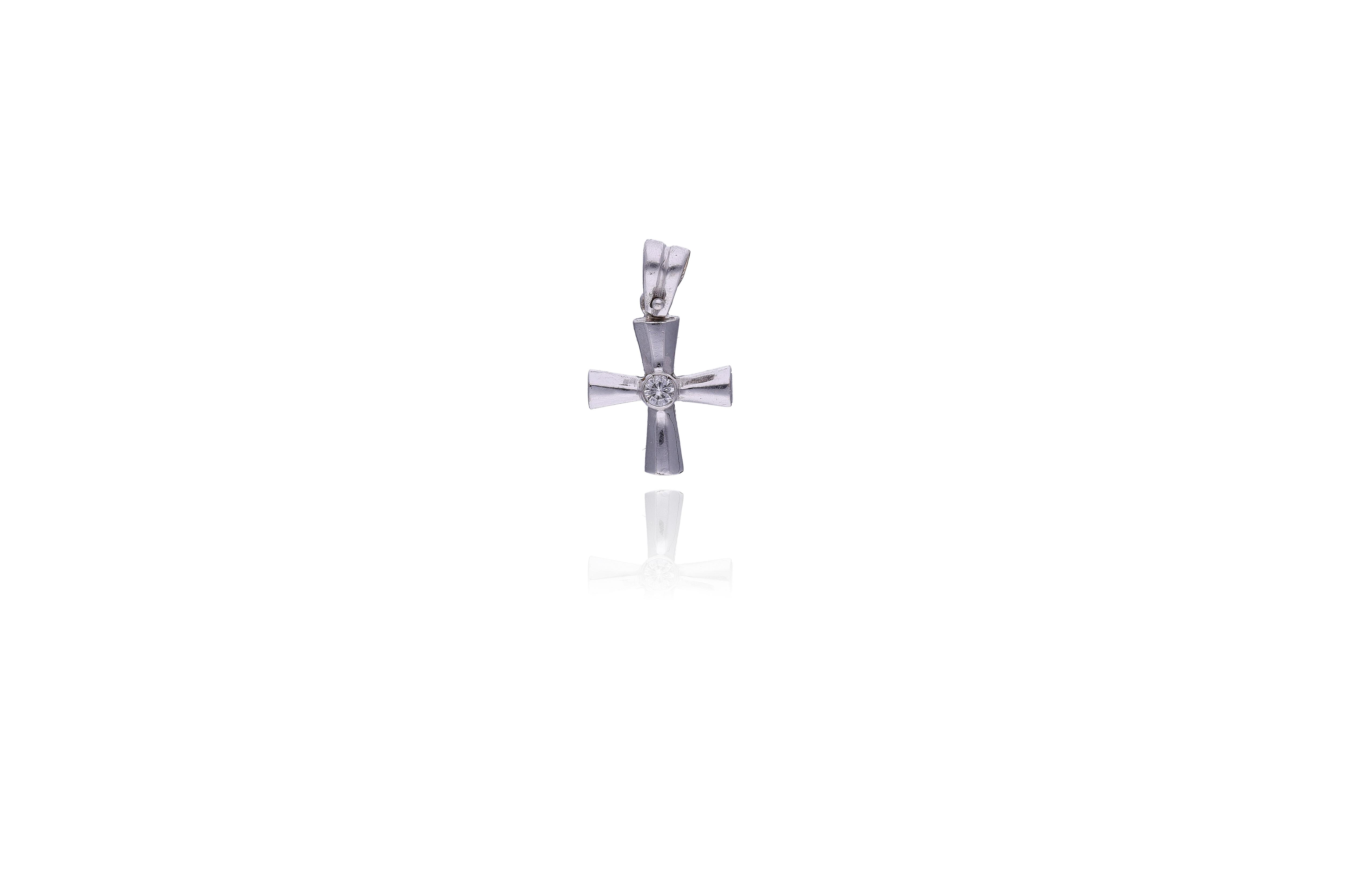 Ciondolo con diamante - Asta Preziosi