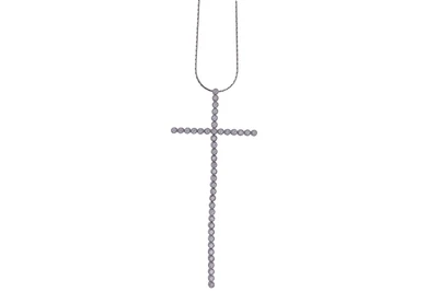 Collana con pendente con diamanti - Asta Preziosi