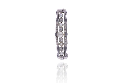 Spilla con perle coltivate e diamanti - Asta Preziosi Spilla con perle coltivate e diamanti - Asta Preziosi