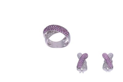 Parure con diamanti e pietre - Asta Preziosi Parure con diamanti e pietre - Asta Preziosi