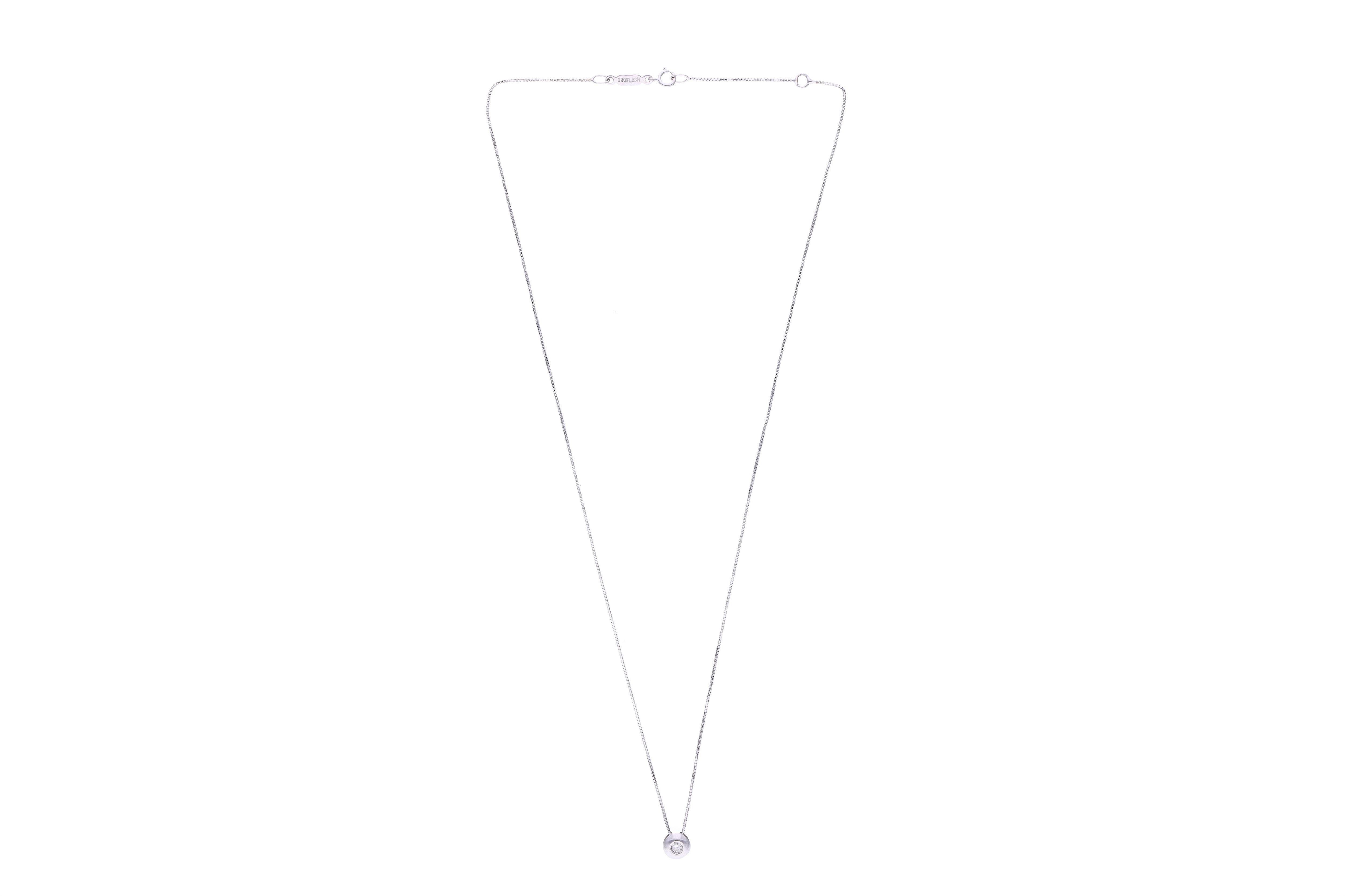 Collana con diamante - Asta Preziosi