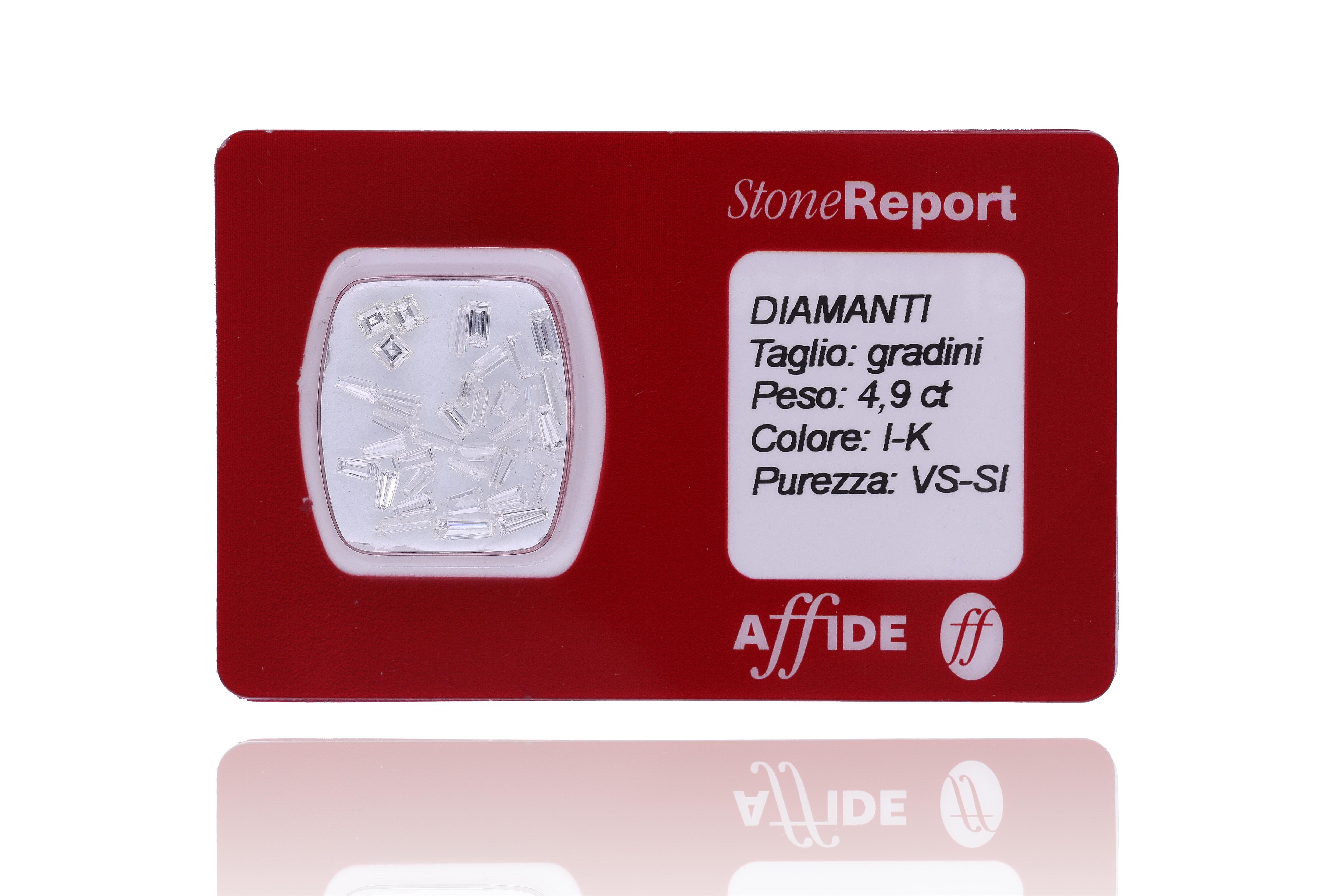 Diamanti ct 4,9 totali - Asta Preziosi