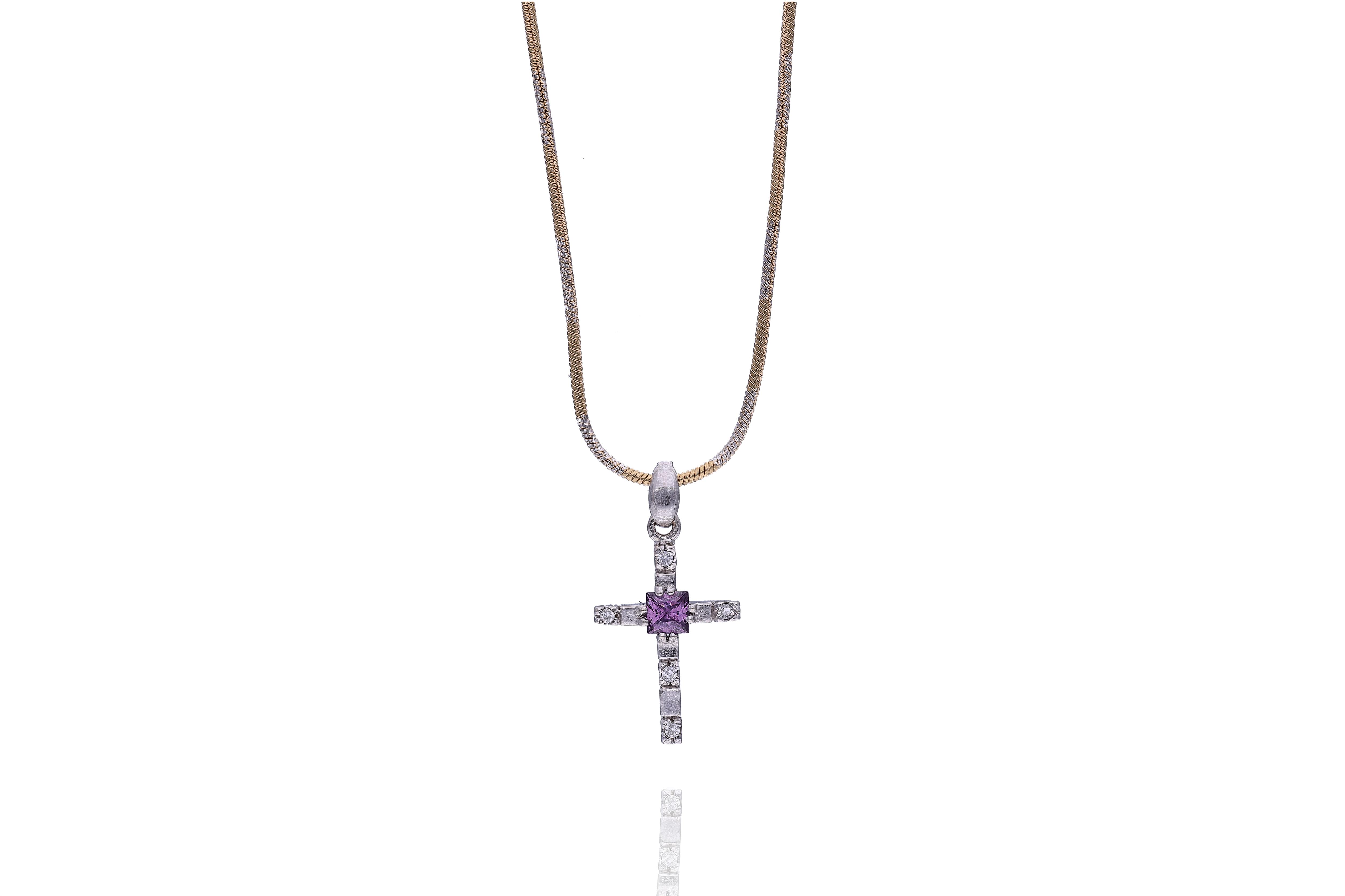 Collana con ciondolo con pietre - Asta Preziosi
