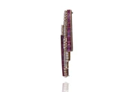 Spilla con rubini e diamanti - Asta Preziosi Spilla con rubini e diamanti - Asta Preziosi