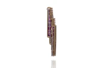 Spilla con rubini e diamanti - Asta Preziosi Spilla con rubini e diamanti - Asta Preziosi