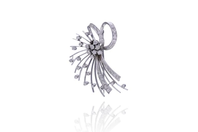 Spilla con diamanti - Asta Preziosi Spilla con diamanti - Asta Preziosi