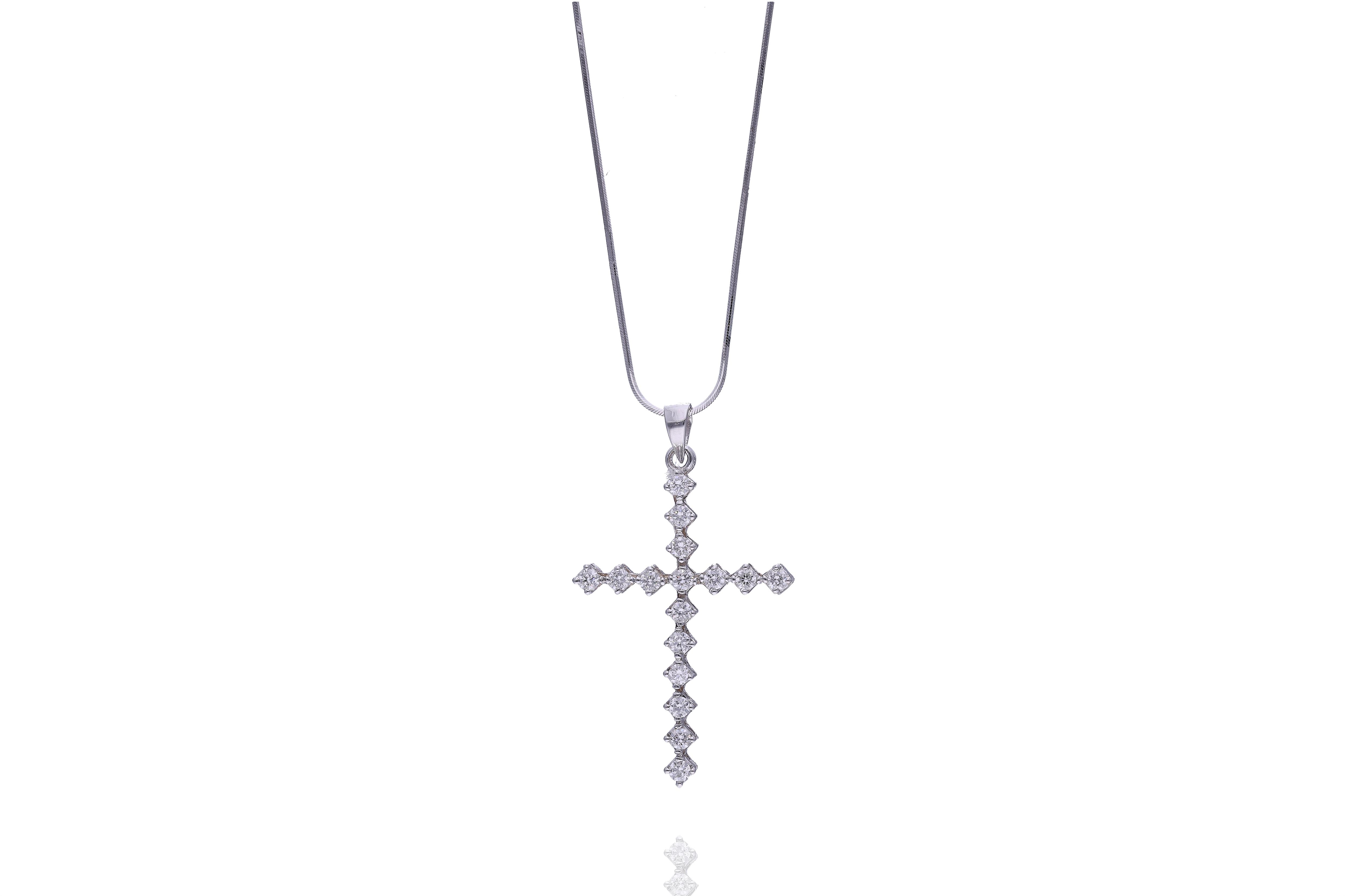 Collana con ciondolo con diamanti - Asta Preziosi