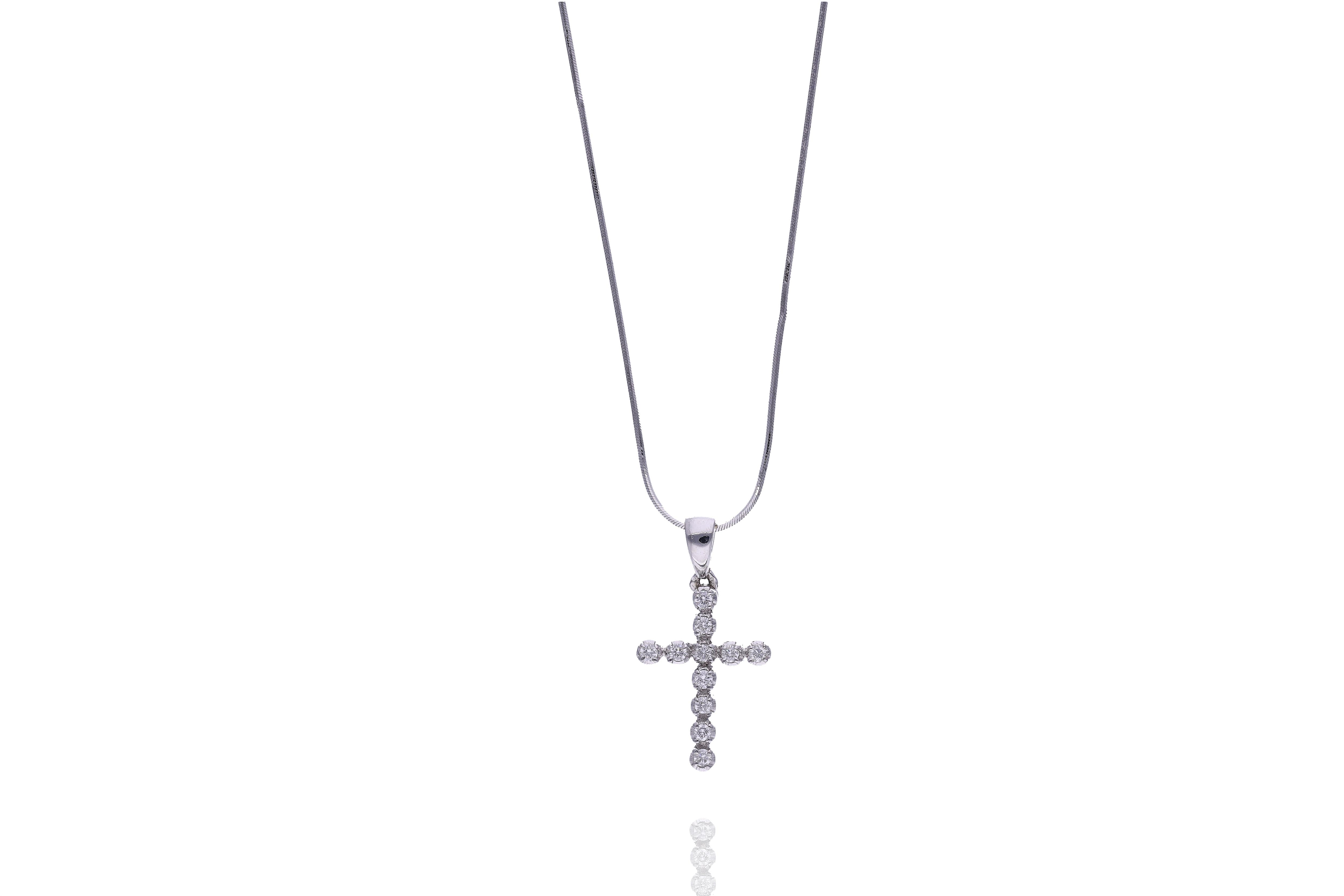 Collana con ciondolo con diamanti - Asta Preziosi