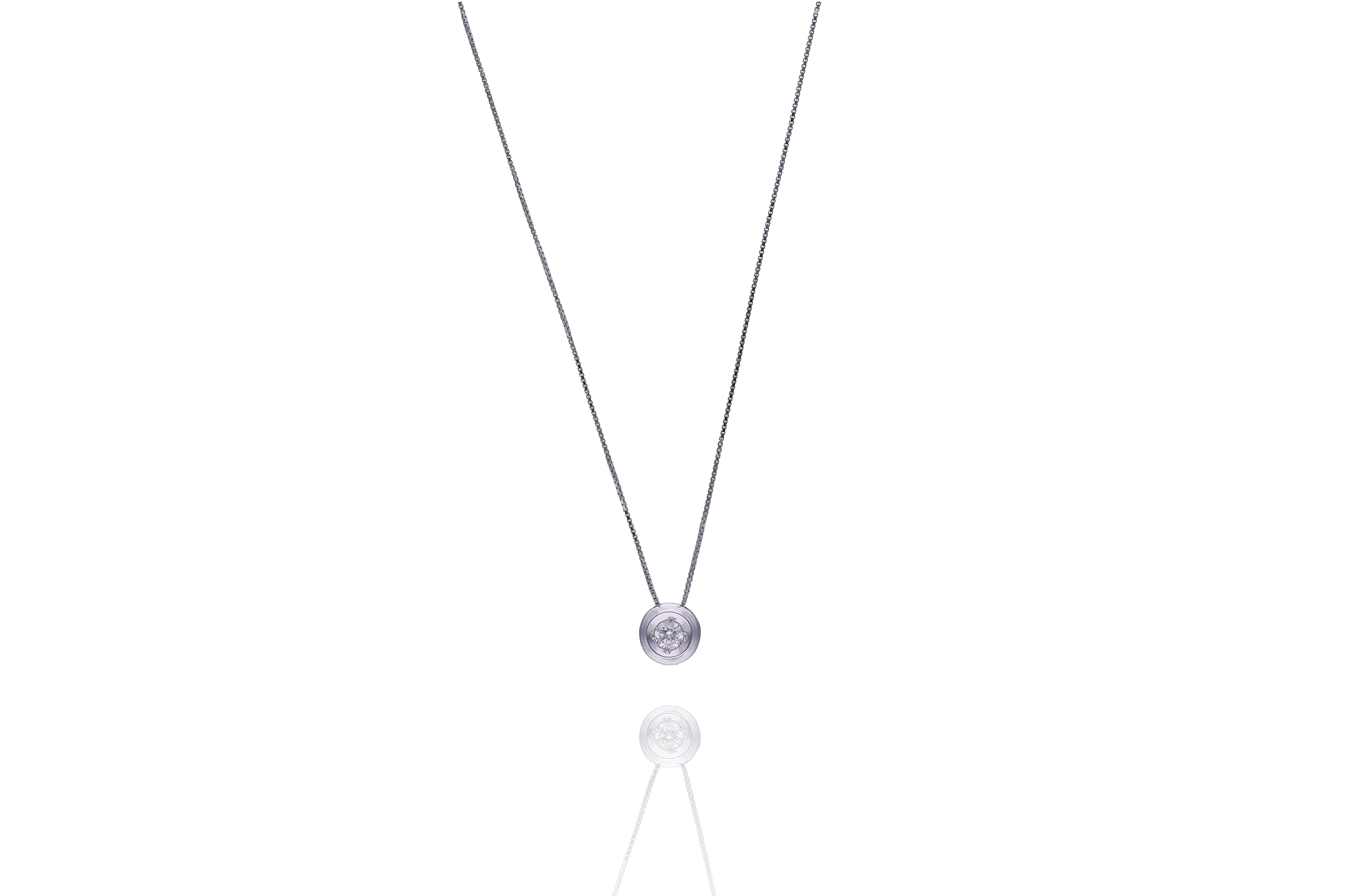 Collana con diamante - Asta Preziosi
