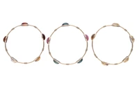 Tre bracciali con quarzi e tormaline - Asta Preziosi