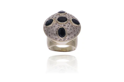 Anello con diamanti e zaffiri - Asta Preziosi Anello con diamanti e zaffiri - Asta Preziosi