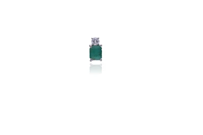 Ciondolo con diamante e smeraldo - Asta Preziosi Ciondolo con diamante e smeraldo - Asta Preziosi
