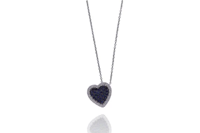Collana con diamanti e zaffiri - Asta Preziosi
