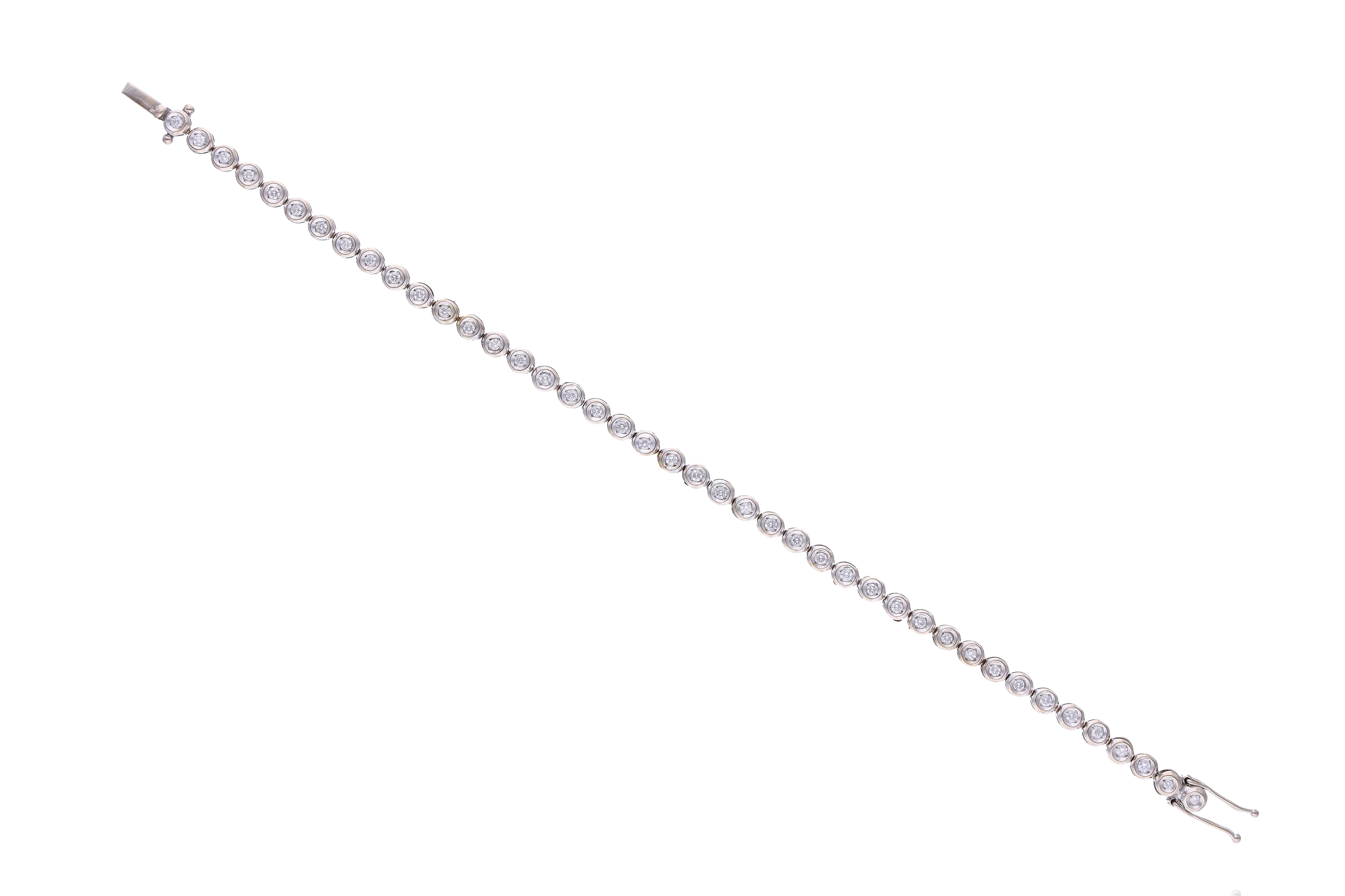 Bracciale con diamanti - Asta Preziosi